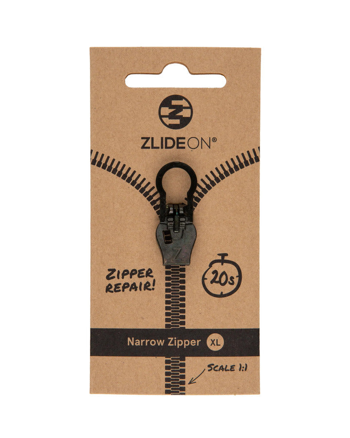 Zip replacement narrow x-large black