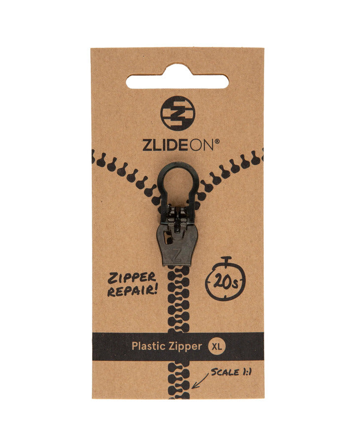 Zip replacement plastic x- large black