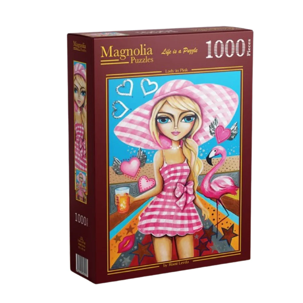 Jigsaw 1000pc Magnolia - 1721 Lady in Pink Romi Lerda