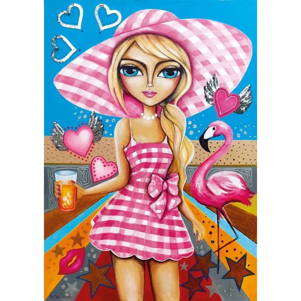 Jigsaw 1000pc Magnolia - 1721 Lady in Pink Romi Lerda