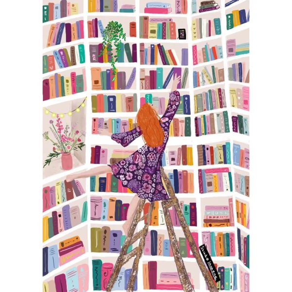 Jigsaw 1000pc Magnolia - 3101 Books are My Friend Studio LaWiene