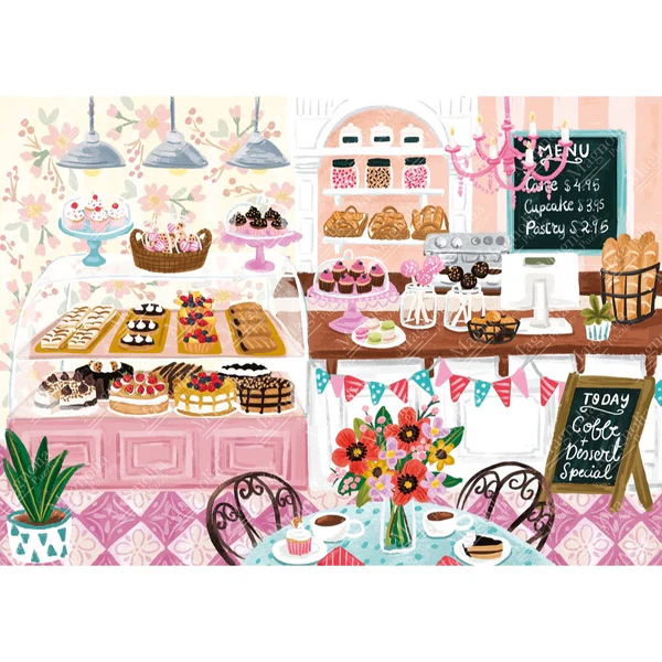 Jigsaw 1000pc Magnolia - 3470 Bakery Olivia Gibbs Special Edition