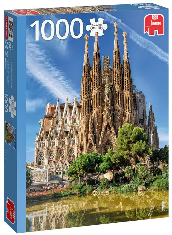 Jigsaw 1000pc Jumbo - Sagrada Familia Barcelona 