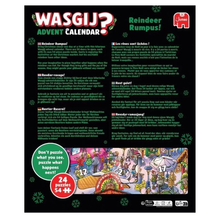 WASGIJ? Christmas Advent Calendar Reindeer Rumpus