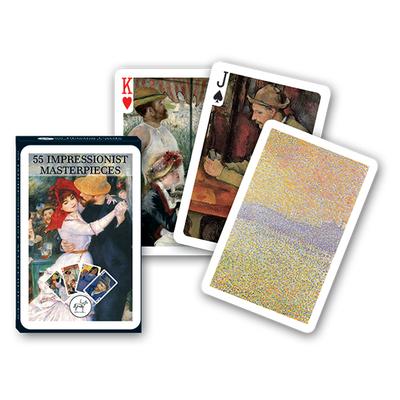 Playing Cards Poker - 55 Impressionist Masterpieces