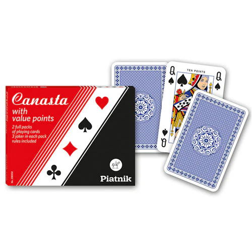 Canasta with Value Points Playing Cards 
