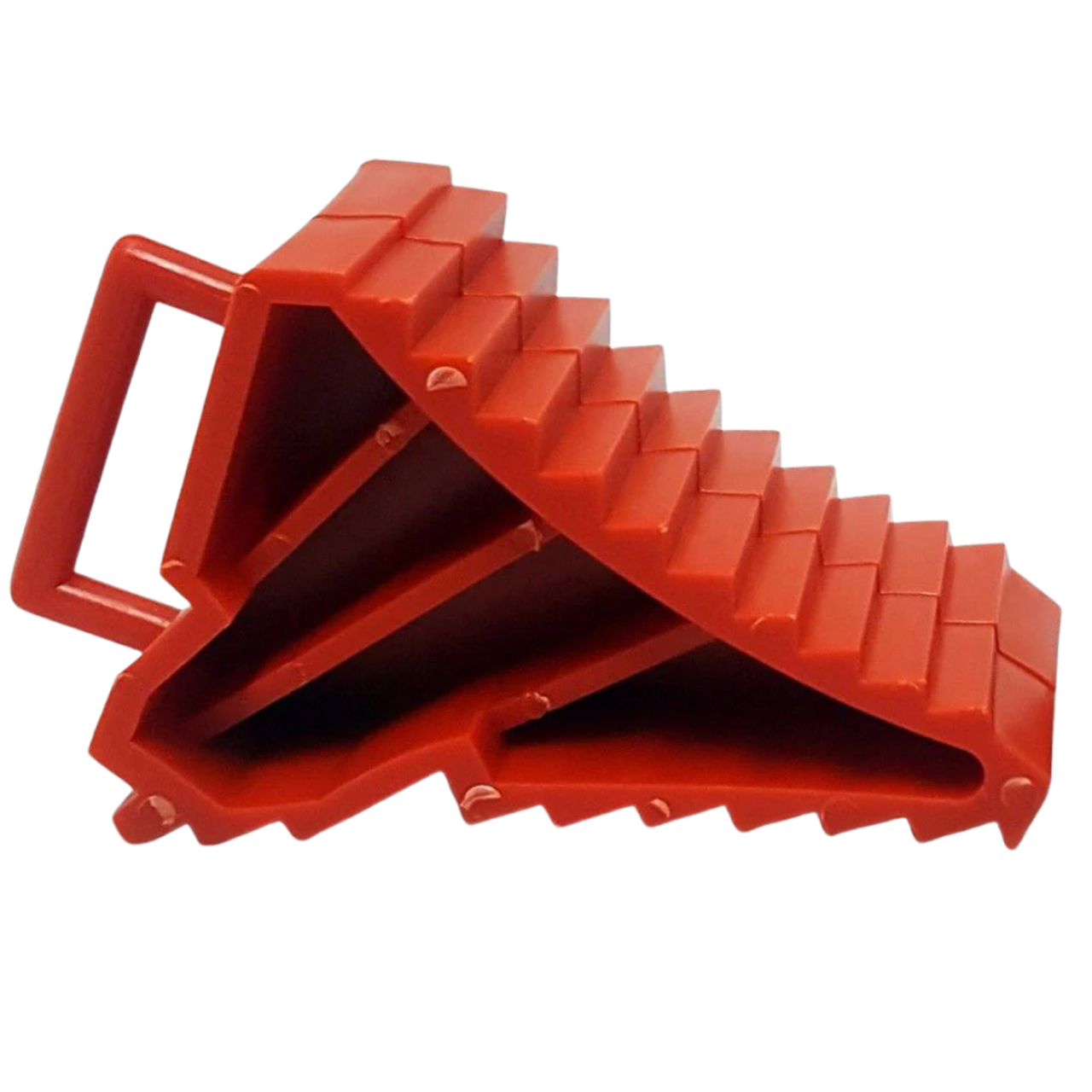 Wheel Chock Red with Handle