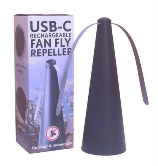 Fan Fly Repeller USB Black