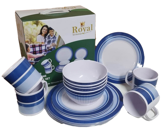 Melamine Set 16 Piece Royal - Ocean