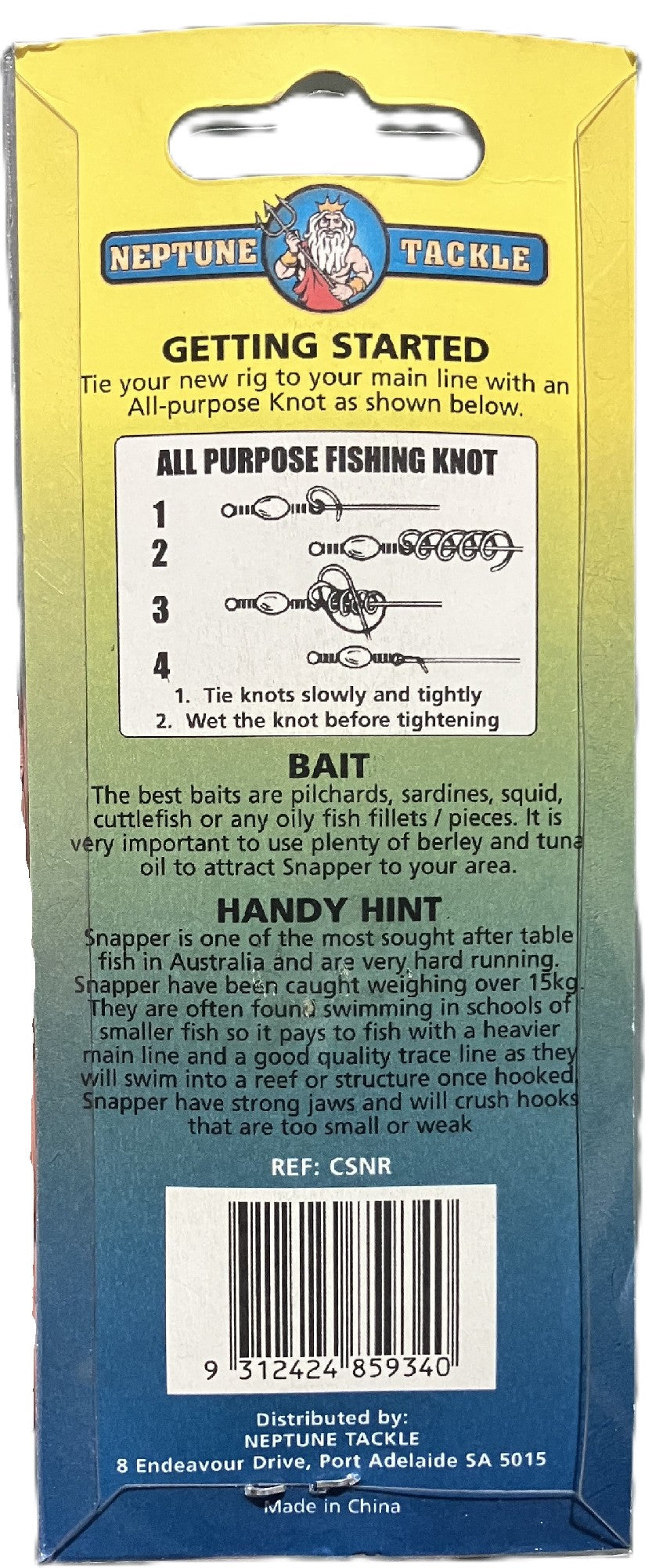Snapper Rig (Paternoster)
