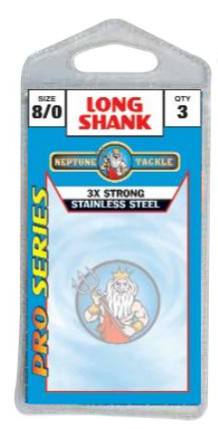 Hook Long Shank Stainless Steel [HS:8]
