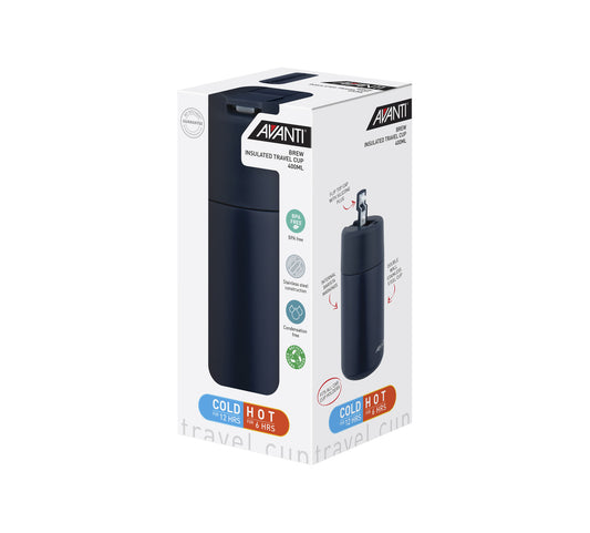 Avanti Brew Travel Cup 400ml [Clr:Navy]
