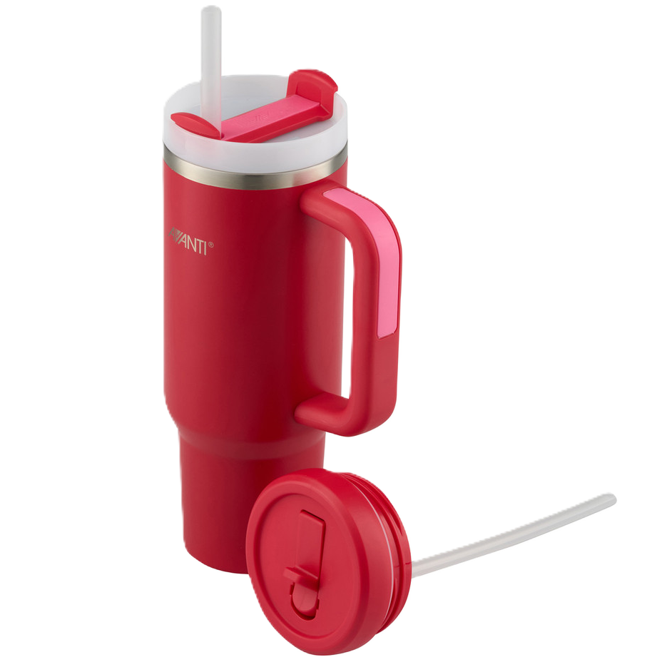 Avanti Hydroquench Insulated Travel Tumbler [Clr:Flame Red]