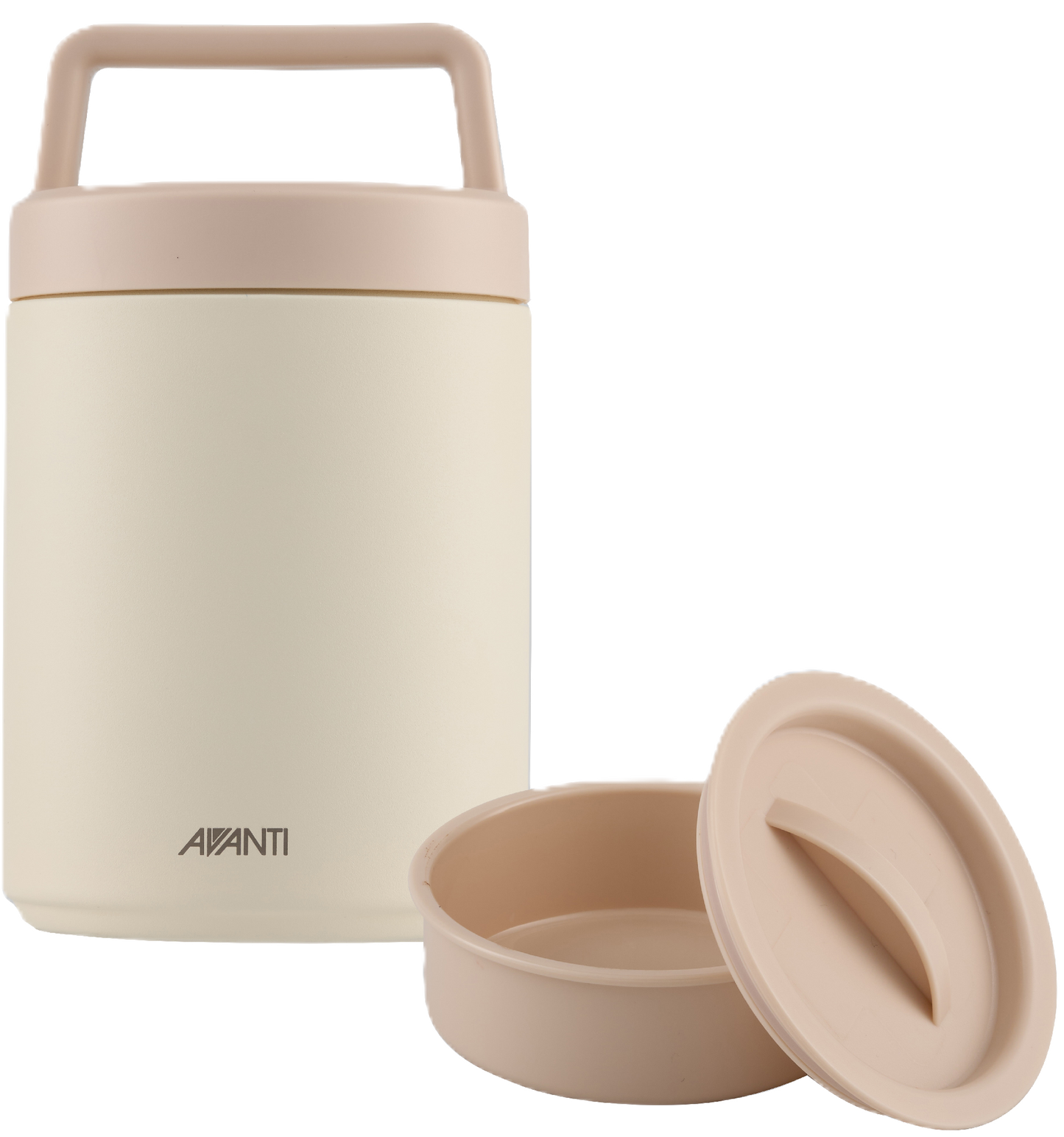 Avanti Insulated Food Jar with Handle 480ml including Name Label [Clr:Sand Dune]