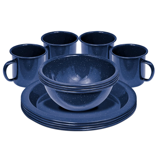 Dinnerset Campfire Enamel 4 Person