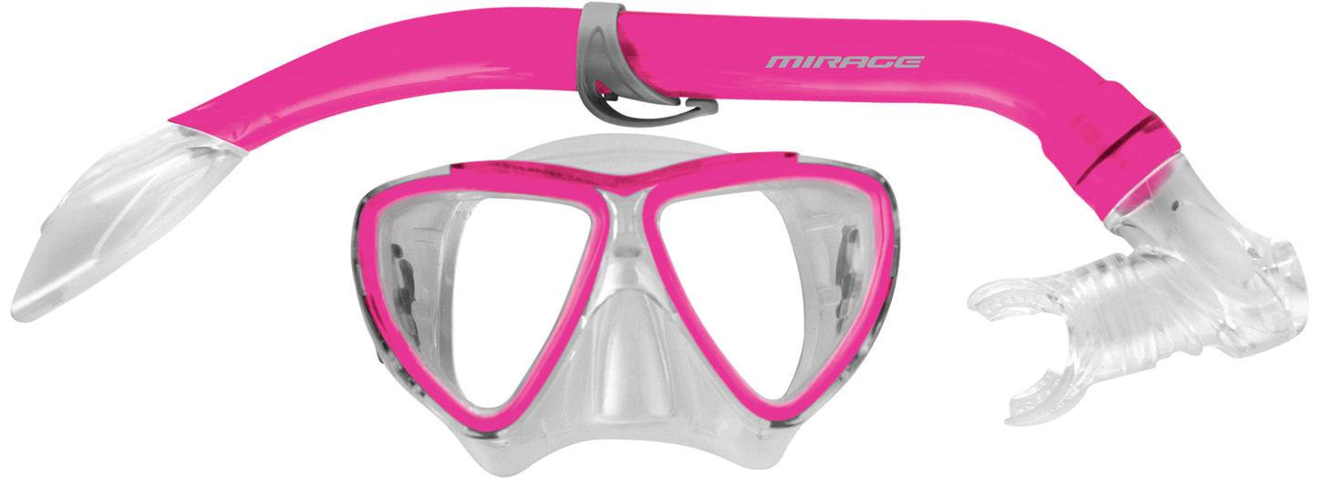 Turtle Silitex Mask and Snorkel Junior [Clr:Pink]