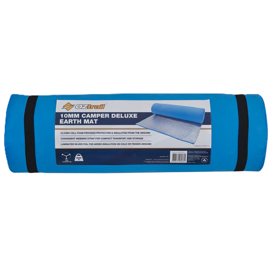 Sleeping Mat 10mm OZtrail Deluxe Silver Back 