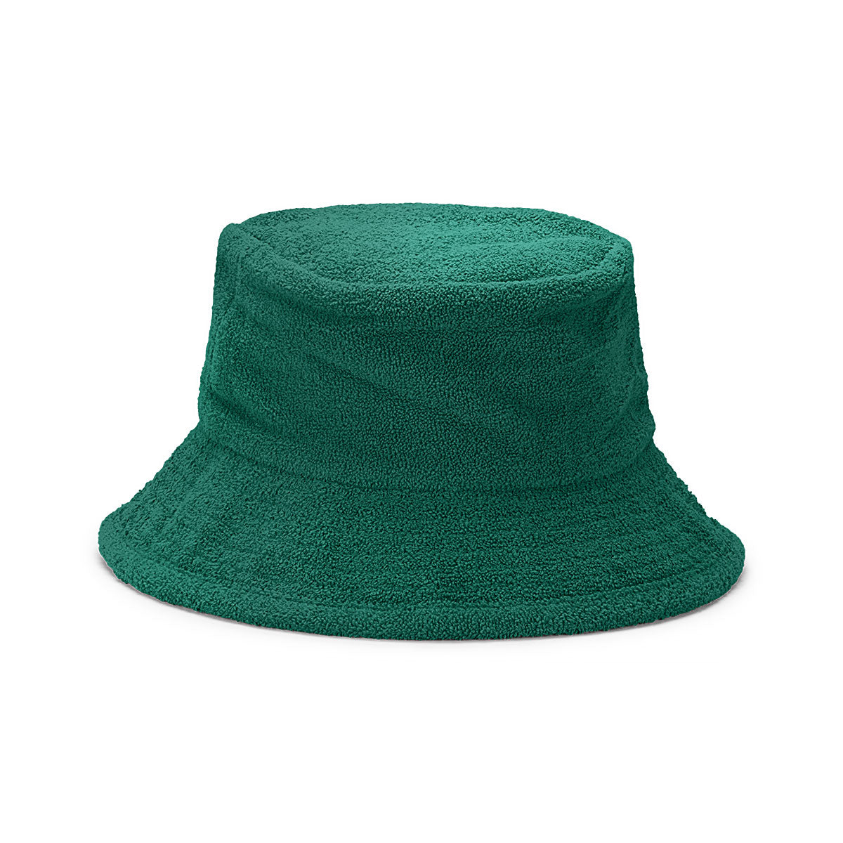 Hat - Towelling Flat Top [sz:2XL Clr:Bottle Green]