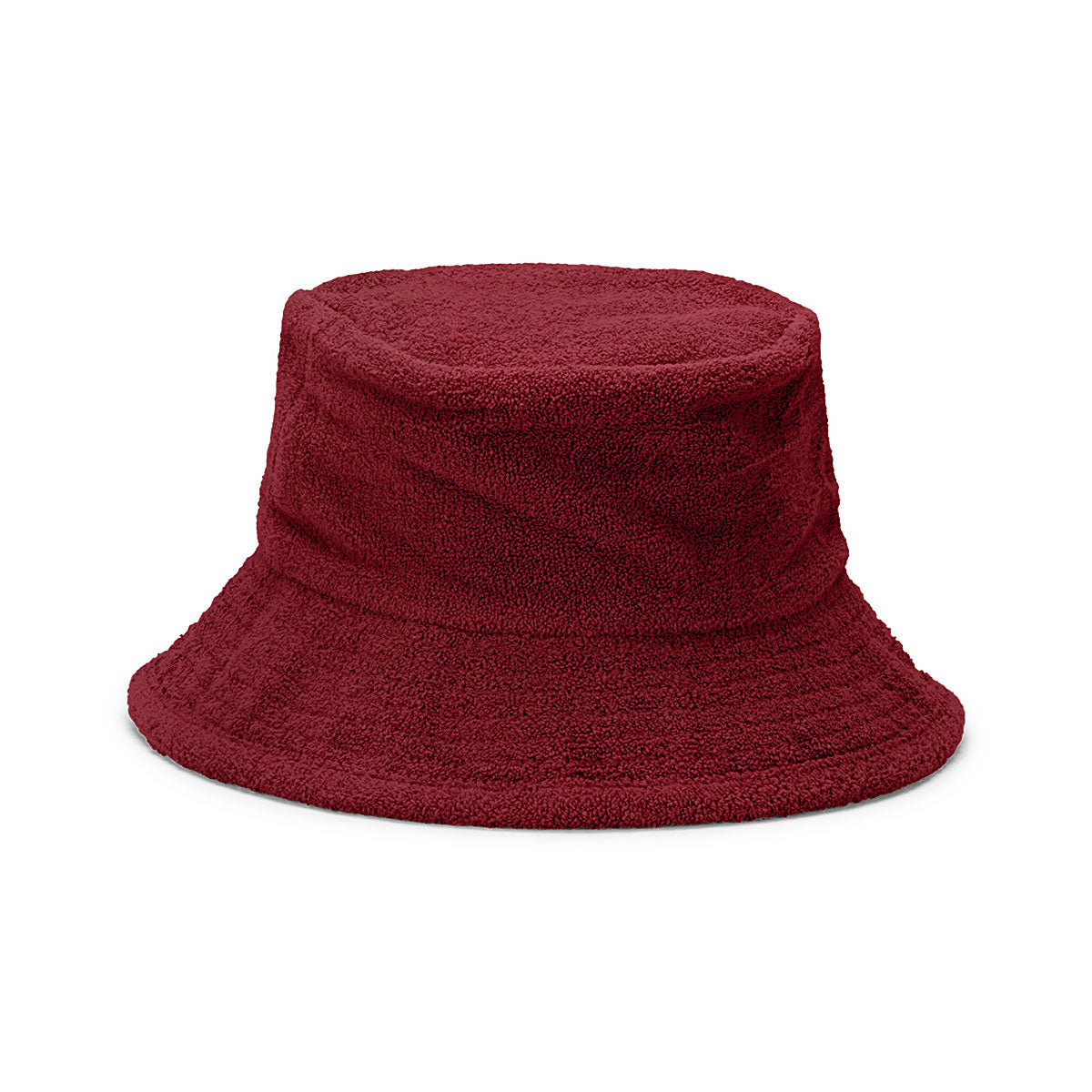 Hat - Towelling Flat Top [sz:2XL Clr:Maroon]
