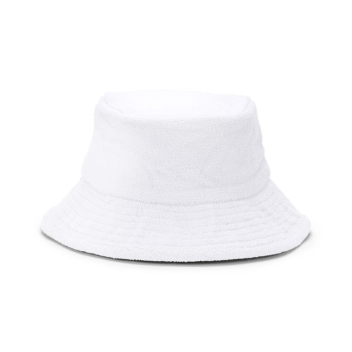 Hat - Towelling Flat Top [sz:XL Clr:White]