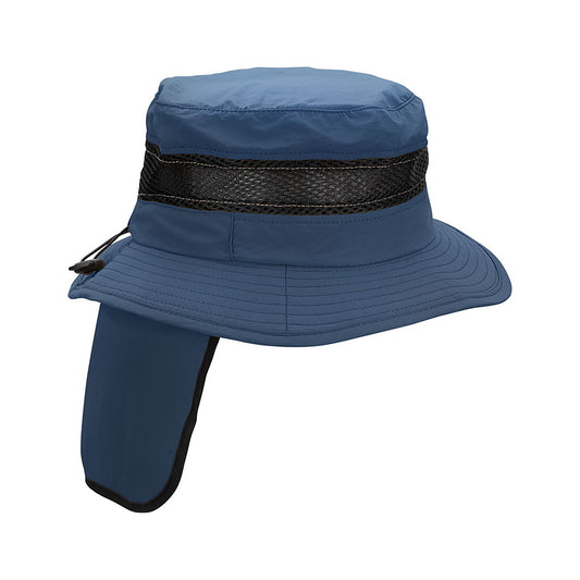 Avenel Finn - Polyester Hat with Hidden Neckflap [sz:L/XL Clr:Navy]