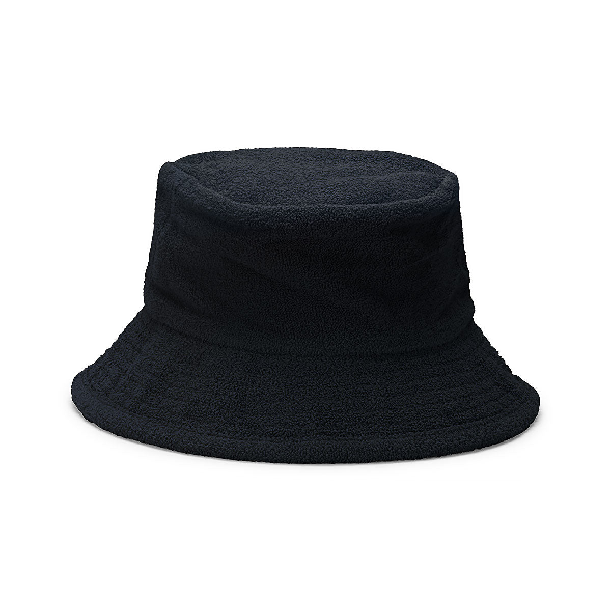 Hat - Towelling Flat Top [sz:XL Clr:Black]