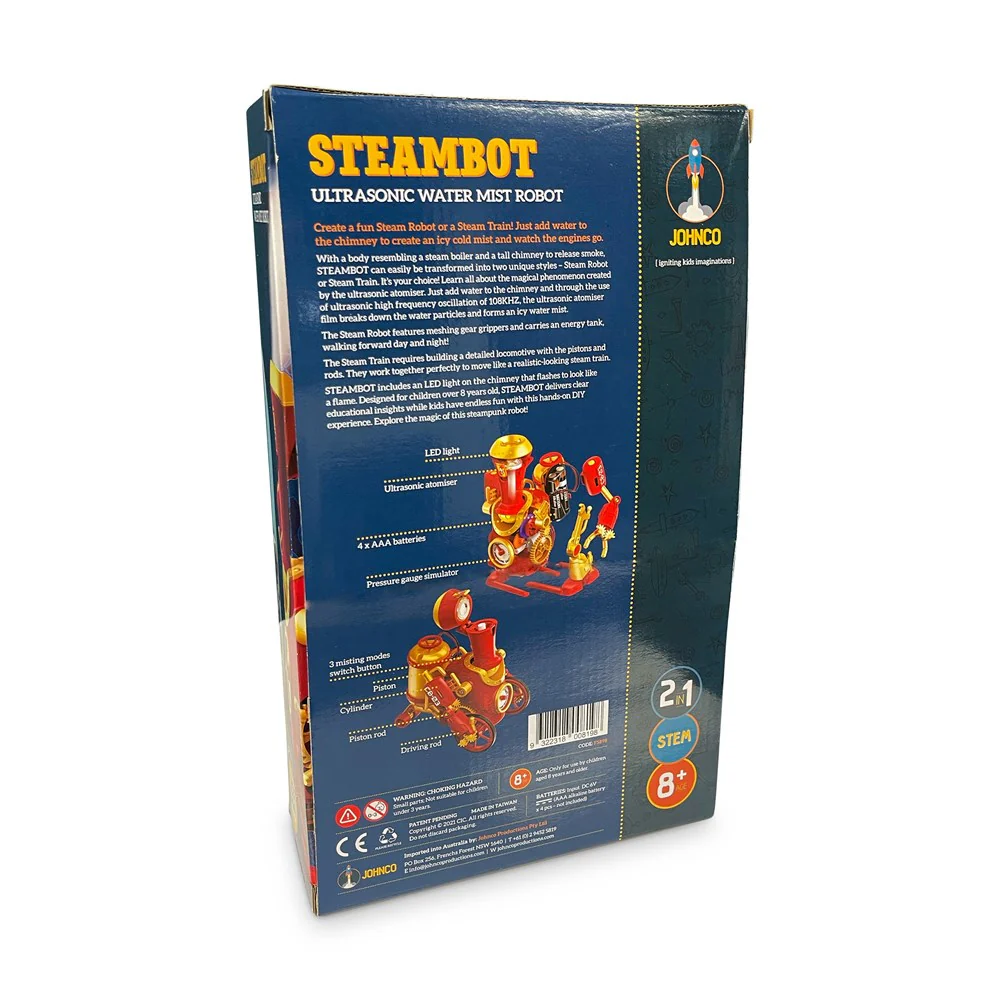 SteamBot - Ultrasonic Water Mist Robot