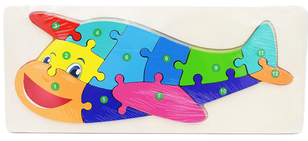 Wooden Puzzle - Airplane