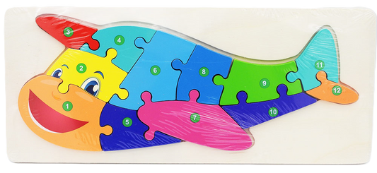 Wooden Puzzle - Airplane