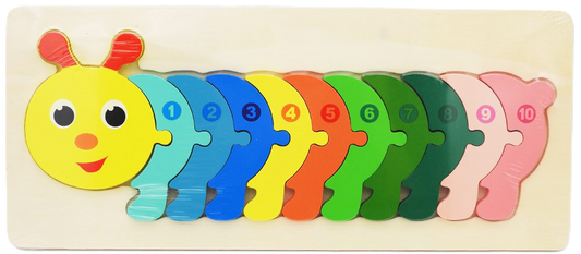 Wooden Puzzle - Caterpillar