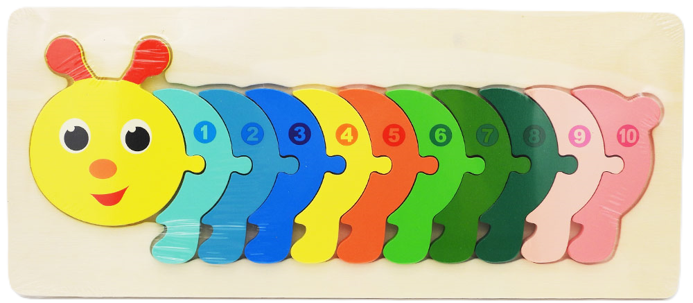 Wooden Puzzle - Caterpillar