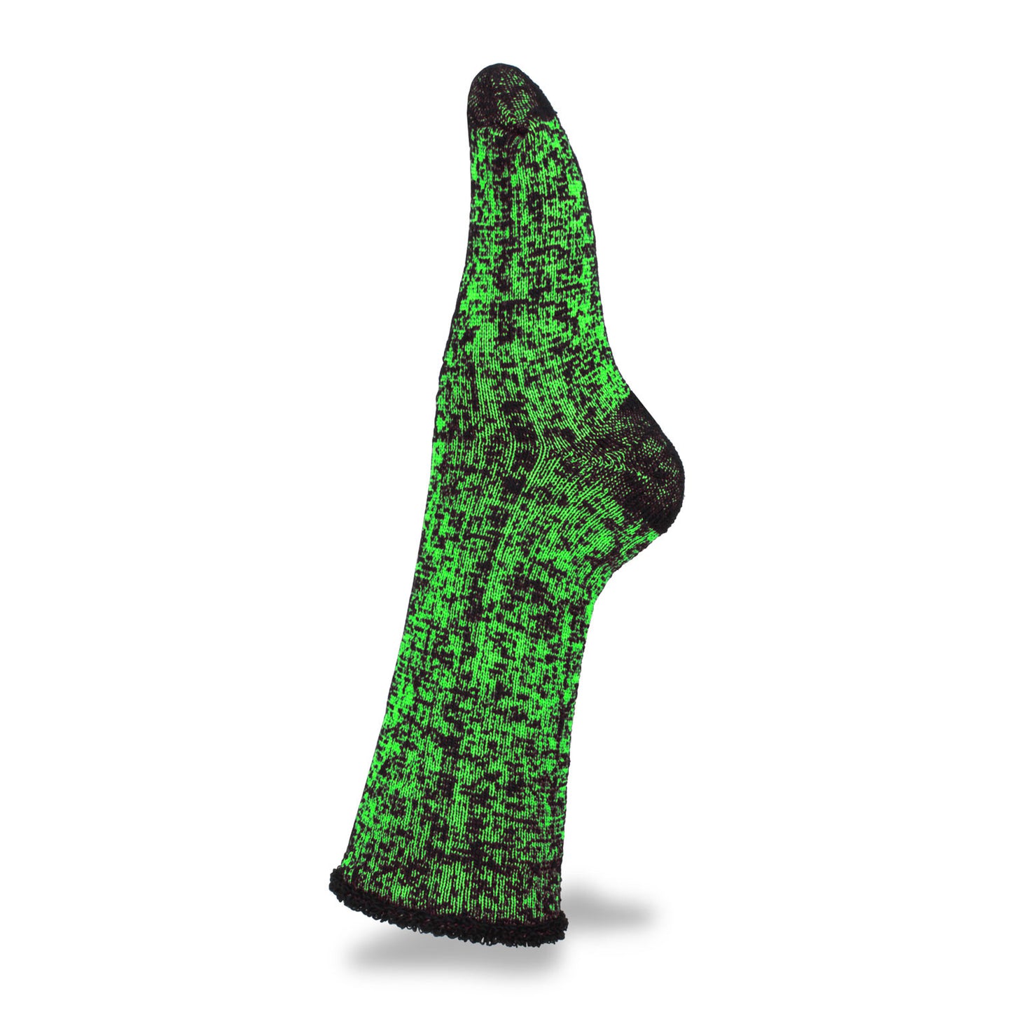 Socks Wilderness Wear Black Merino Fleece [sz:L Clr:Black / Lime]