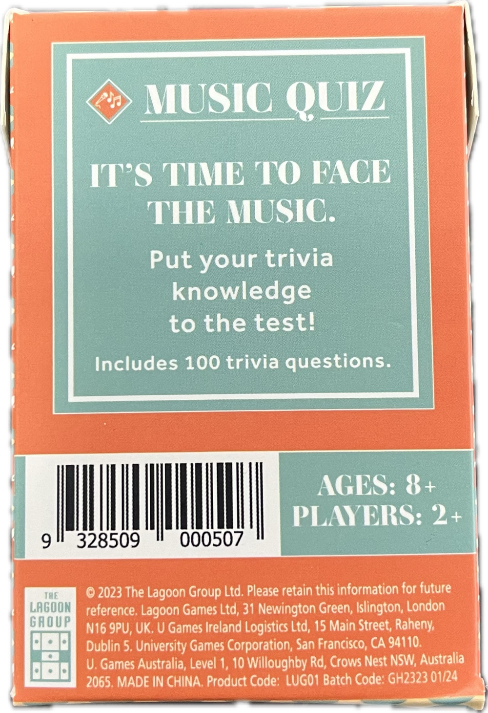 Lagoon Card Game [Pa:Music Quiz]