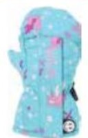 Glove Kids Mitten XTM [sz:XXS Clr:Aqua]