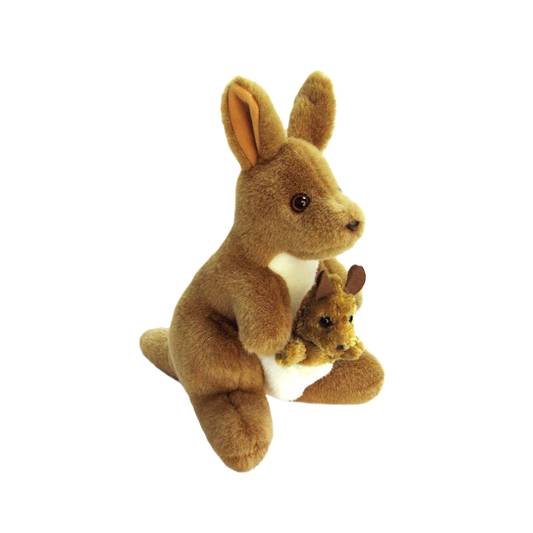 Aussie Bush Toys - Kangaroo with Joey 30cm