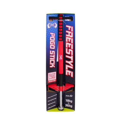 Cooee Freestyle Pogo Stick [Clr:Red/Black]