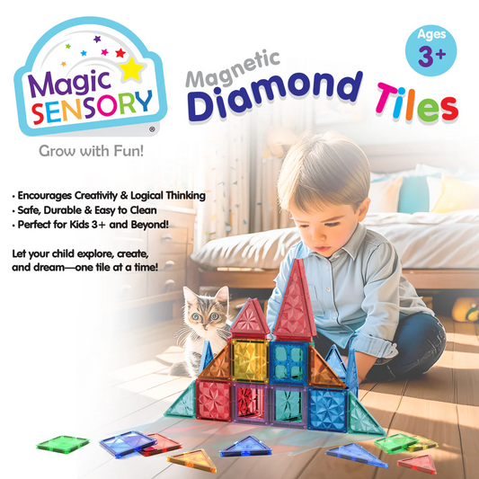 Diamond Tiles Magnetic 60pc