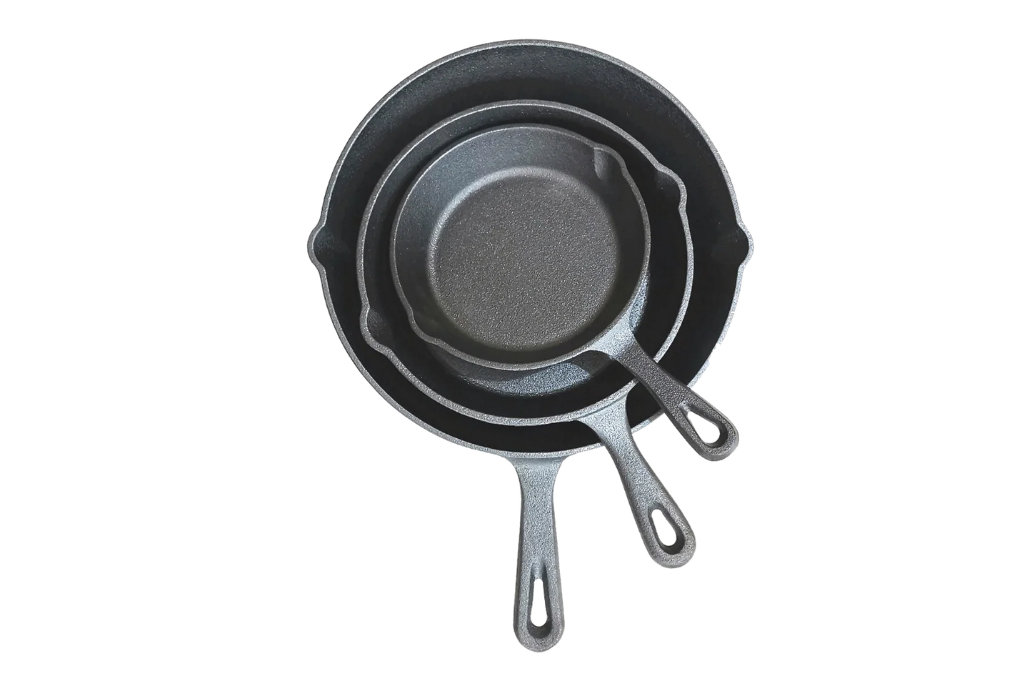 Cast Iron Skillet 3pce Set