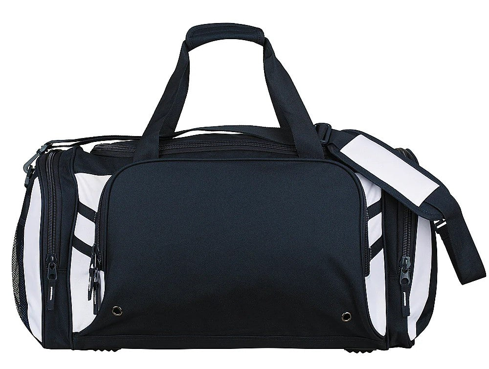 Tasman Sports Bag - Tabookai [Clr:Navy/White]