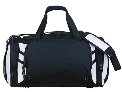 Tasman Sports Bag - Tabookai [Clr:Navy/White]
