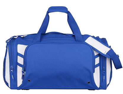 Tasman Sports Bag - Tabookai [Clr:Royal/White]