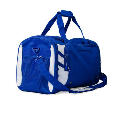 Tasman Sports Bag - Tabookai [Clr:Royal/White]