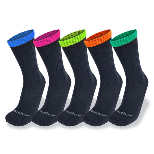 Socks Mentor 5 Pair Cotton Crew [sz:S]
