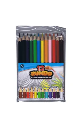 Jumbo Colouring Pencils (12)