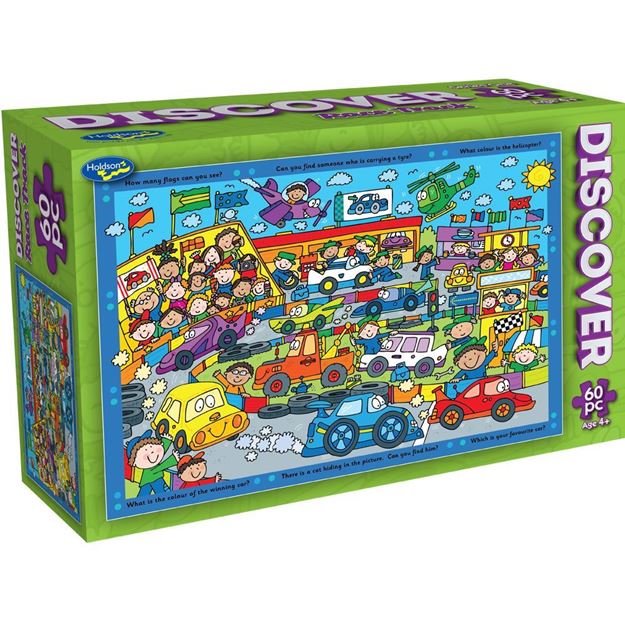 Jigsaw 60pc Discover - The Race Track