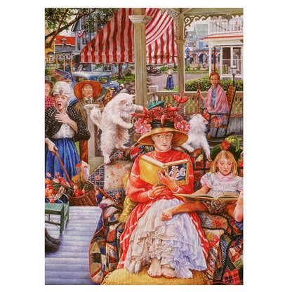 Jigsaw 1000pc Whats She Thinking - Cat in Hat