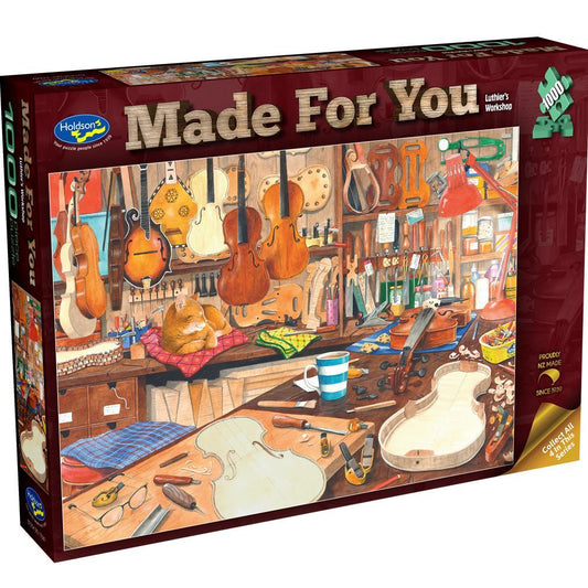 Jigsaw 1000pc Made for You - Luthier's Workshop