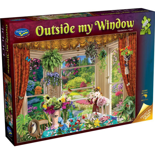 Jigsaw 1000pc Outside my Window - Gardeners View