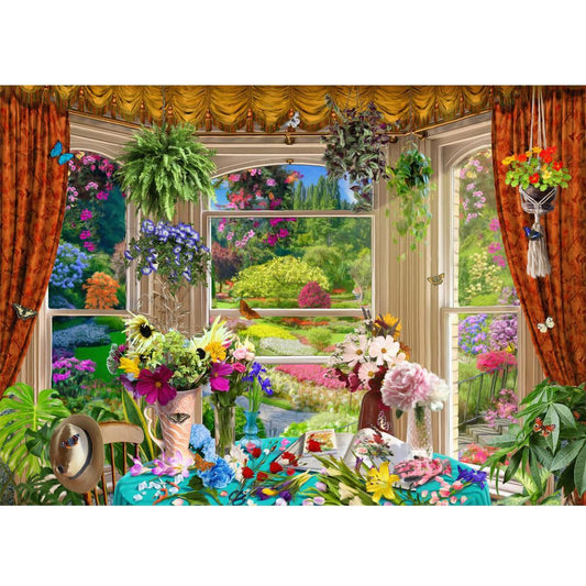 Jigsaw 1000pc Outside my Window - Gardeners View