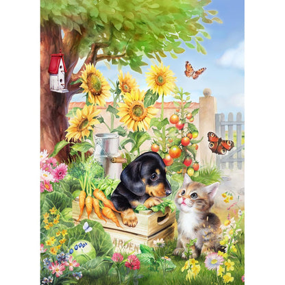 Jigsaw 1000pc How dose your Garden Grow - Sunflower Crate Buddies